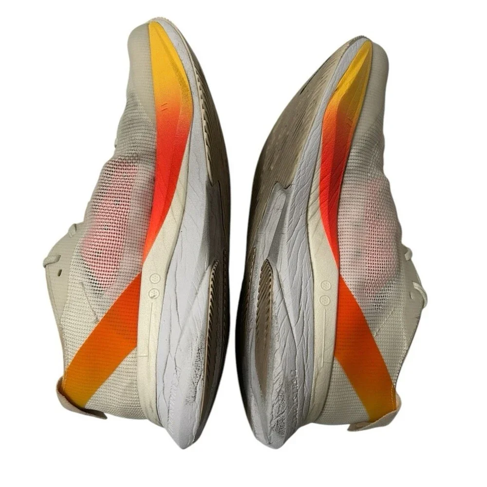 Adidas Adizero Boston 12 Lightstrike Pro Womens Ivory Silver Running Shoes Sz 8